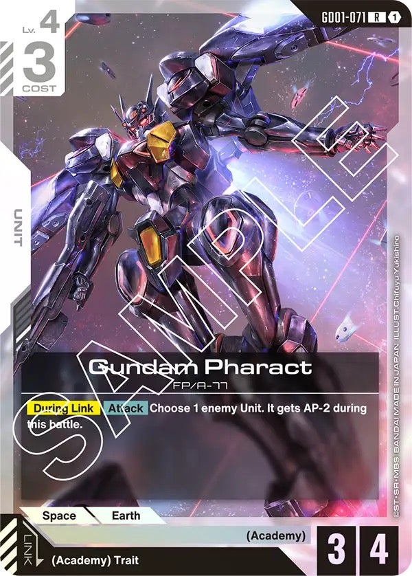 Gundam GD01-071 Gundam Pharact R | AXIS Gaming