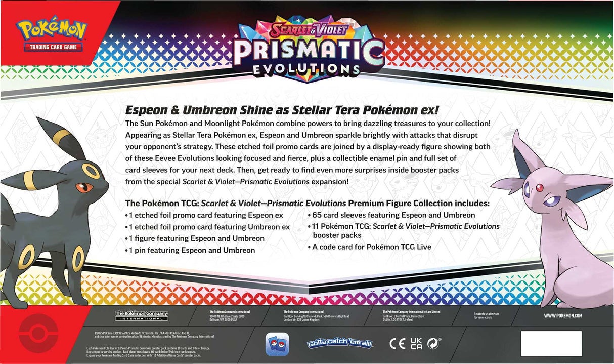 pokemon trading card games scarlett and violet 8.5 prismatic evolutions Prismatic Evolutions Booster Bundle Sealed CDU 10 Bundles main image 0